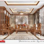 1 Thiết kế nội thất phòng khách biệt thự tân cổ điển khu đô thị vinhomes hải phòng