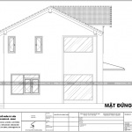 10 Mặt đứng trục d a biệt thự mái thái 2 tầng có hồ bơi tại hải phòng sh btd 0066