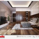 11 Thiết kế nội thất phòng ngủ vip nhà phố liền kề khu đô thị pg an đồng hải phòng