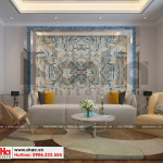 11 Thiết kế nội thất phòng sinh hoạt chung biệt thự tân cổ điển khu đô thị vinhomes hải phòng vhi 0001