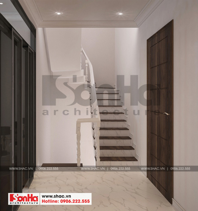 15 Thiết kế nội thất sảnh thang biệt thự tân cổ điển khu đô thị vinhomes hải phòng vhi 0001