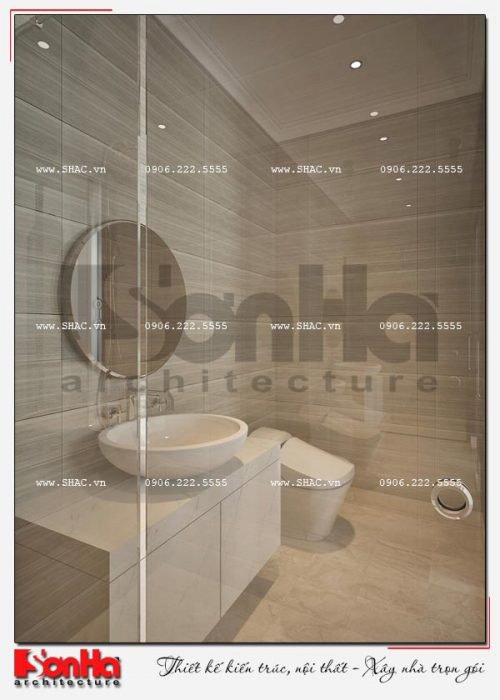 16 Mẫu nội thất phòng tắm wc biệt thự liền kề 5 tầng khu đô thị waterfront hải phòng wfc 0001