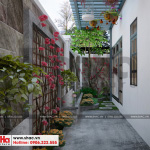 17 Thiết kế tiểu cảnh sân vườn biệt thự tân cổ điển khu đô thị vinhomes hải phòng vhi 0001