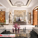 2 Mẫu nội thất phòng khách biệt thự tân cổ điển khu đô thị vinhomes hải phòng vhi 0001