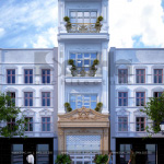 2 Mẫu thiết kế nhà ống cổ điển 4 tầng tại hà nội sh nop 0169