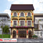 2 Mẫu thiết kế phương án 2 biệt thự 3 tầng đẹp tại quảng ninh sh btp 0124