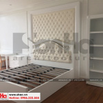 3 Ảnh thực tế thi công nội thất phòng ngủ đẹp biệt thự liền kề khu đô thị waterfront hải phòng wfc 001