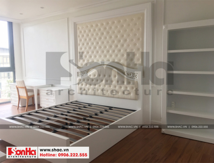 3 Ảnh thực tế thi công nội thất phòng ngủ đẹp biệt thự liền kề khu đô thị waterfront hải phòng wfc 001