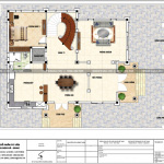 3 Mặt bằng công năng tầng 1 biệt thự lâu đài pháp tại đà nẵng sh btld 0038