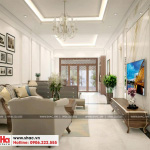 3 Mẫu nội thất phòng khách nhà ống cổ điển 4 tầng tại hà nội sh nop 0169