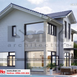 3 Thiết kế biệt thự mái thái có hồ bơi tại hải phòng sh btd 0066