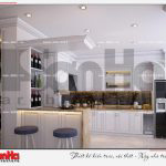 3 Thiết kế nội thất phòng bếp ăn biệt thự liền kề 5 tầng khu đô thị waterfront hải phòng wfc 0001
