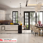 3 Thiết kế nội thất phòng bếp ăn biệt thự tân cổ điển khu đô thị vinhomes hải phòng vhi 0001