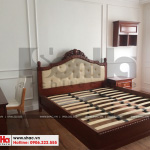 4 Ảnh thực tế thi công nội thất phòng ngủ tân cổ điển biệt thự liền kề khu đô thị waterfront hải phòng wfc 001