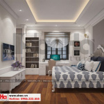 5 Thiết kế nội thất phòng ngủ 1 biệt thự tân cổ điển khu đô thị vinhomes hải phòng vhi 0001