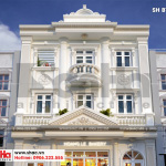 5 Thiết kế phương án 3 biệt thự cổ điển châu âu tại quảng ninh sh btp 0124
