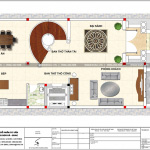 6 Mặt bằng công năng tầng 1 nhà ống giả biệt thự tại bắc ninh sh nop 0170