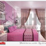 7 Thiết kế nội thất phòng ngủ 2 biệt thự liền kề 5 tầng khu đô thị waterfront hải phòng wfc 0001