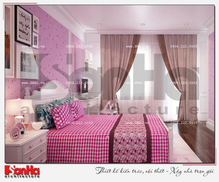 Thiết kế nội thất biệt thự liền kề KĐT Waterfront City Hải Phòng 38 Thêm một phương án thiết kế nội thất phòng trẻ em được chủ đầu tư yêu thích