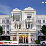 7 Thiết kế phương án 4 biệt thự pháp kết hợp kinh doanh tại quảng ninh sh btp 0124