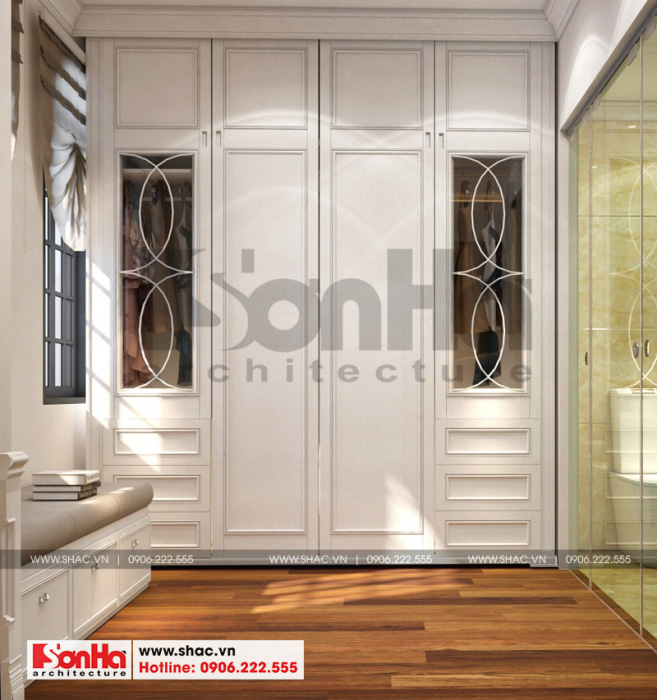 8 Mẫu nội thất khu thay đồ phòng ngủ 2 biệt thự tân cổ điển khu đô thị vinhomes hải phòng vhi 0001