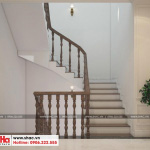 8 Thiết kế nội thất sảnh thang nhà ống cổ điển pháp tại hà nội sh nop 0169