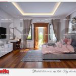 9 Thiết kế nội thất phòng ngủ 3 biệt thự tân cổ điển khu đô thị vinhomes hải phòng