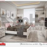 9 Thiết kế nội thất phòng ngủ 3 biệt thự tân cổ điển khu đô thị vinhomes hải phòng