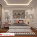 9 Thiết kế nội thất phòng ngủ 3 biệt thự tân cổ điển khu đô thị vinhomes hải phòng vhi 0001