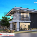 Biệt thự hiện đại mini 2 tầng 0067