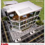 1 Thiết kế phương án 1 nhà hàng hiện đại tại bắc ninh sh bck 0050