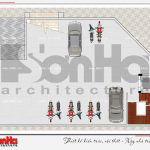 10 Mặt bằng công năng tầng hầm nhà hàng hiện đại tại bắc ninh sh bck 0050