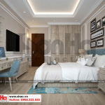 10 Mẫu nội thất phòng ngủ 3 biệt thự tân cổ điển khu đô thị vinhomes hải phòng vhi 0002