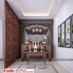 13 Thiết kế nội thất phòng thờ nhà phố liền kề khu đô thị waterfront hải phòng wfc 0002