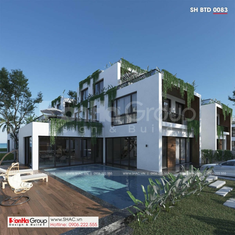 Xu hướng biệt thự xanh chữa lành đang được rất nhiều gia đình lựa chọn