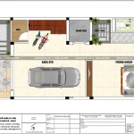 3 Mặt bằng công năng tầng 1 nhà ống hiện đại đẹp tại hải phòng sh nod 0189