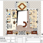 3 Mặt bằng công năng tầng lửng khách sạn tiêu chuẩn 4 sao tại an giang sh ks 0063