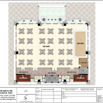 4 Mặt bằng công năng tầng 1 khách sạn phong cách châu âu tại an giang sh ks 0063