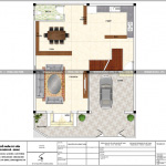 Bản vẽ mặt bằng công năng tầng 1 - NOP 0172