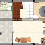 4 Mặt bằng công năng tầng 1 nhà ống cổ điển đẹp tại hải phòng sh nop 0175