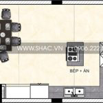 5 Mặt bằng công năng tầng 1 nhà ống hiện đại tại sài gòn sh nod 0190