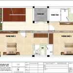 5 Mặt bằng công năng tầng 3 nhà ống hiện đại mặt tiền 7m tại hải phòng sh nod 0189