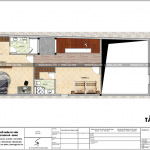 5 Mặt bằng công năng tầng lửng nhà ống tân cổ điển pháp tại sài gòn sh nop 0174