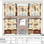 6 Mặt bằng công năng tầng 3 4 5 6 khách sạn tân cổ điển 4 sao tại an giang sh ks 0063