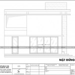 7 Mặt đứng trục c a biệt thự hiện đại mini diện tích 64m2 tại hải phòng sh btd 0067