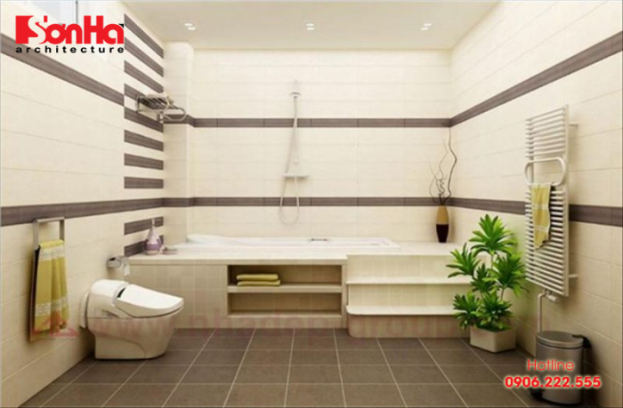 Bố trí cây xanh trong không gian phòng tắm theo xu hướng mới nhất 