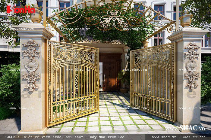 Cổng nhà nên mở ra hay mở vào 