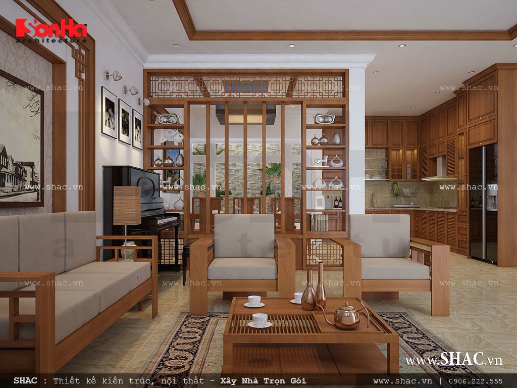 HOT 2022 Cách trang trí phòng khách liền bếp đẹp tiện nghi hợp phong thủy