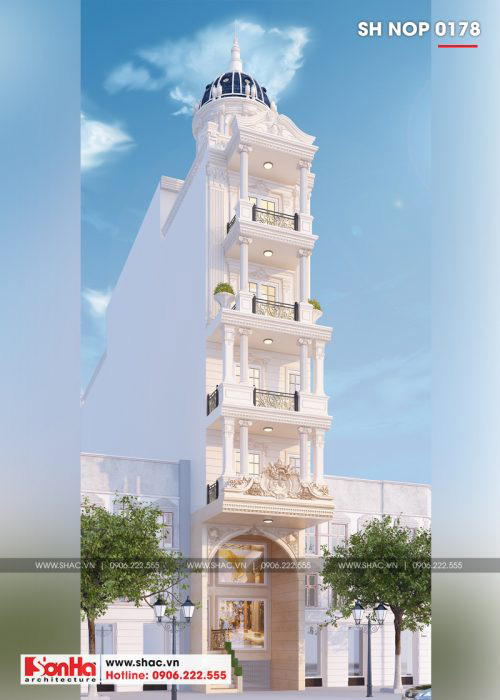 1 Thiết kế nhà ống cổ điển đẹp tại sài gòn sh nop 0178