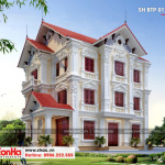 2 Mẫu biệt thự tân cổ điển 3 tầng đẹp tại bắc ninh sh btp 0128
